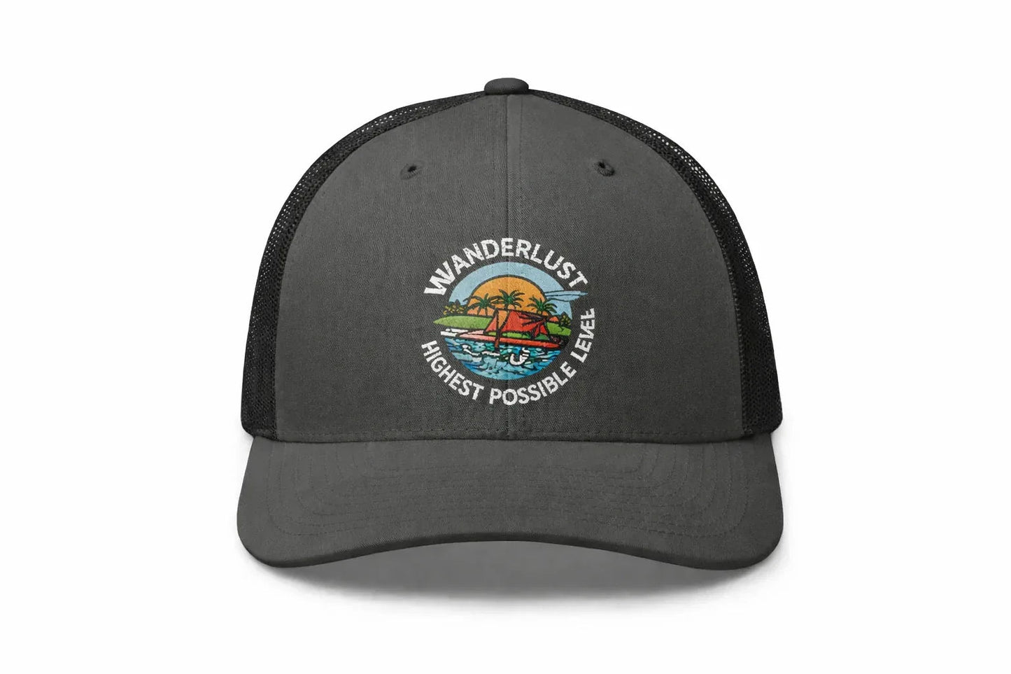 One Nation Under God - White Embroidery - Patriotic Snapback Trucker Cap - SKULLFURY MERCH