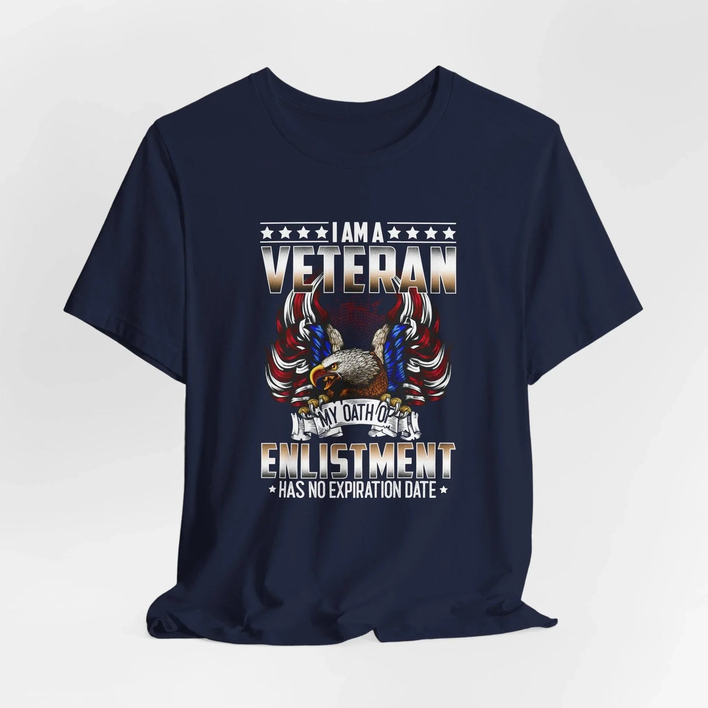 Veteran Oath Unisex T-Shirt, Military Enlistment Tee, Patriotic Shirt, Army Veteran Gift, Soldier Tee - SKULLFURY MERCH