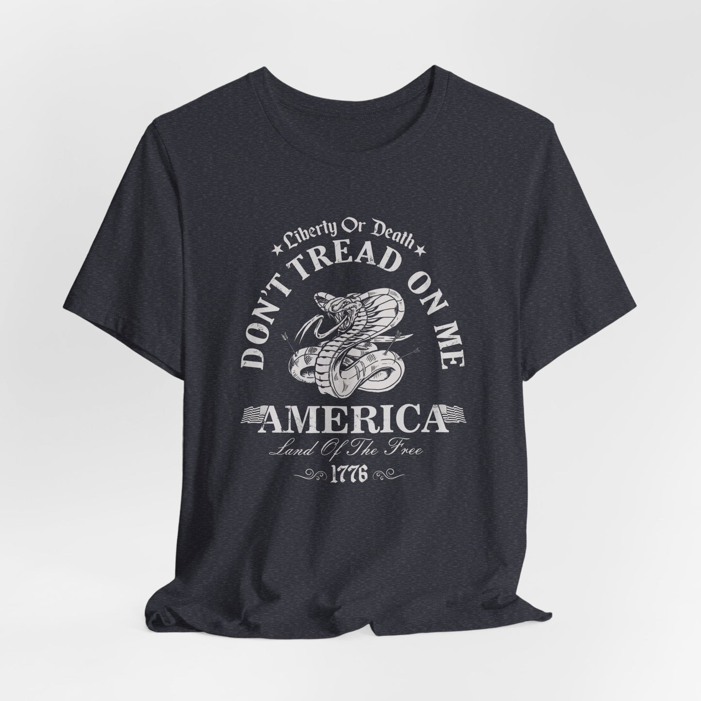Liberty or Death Don't Tread on Me - Unisex T-Shirt, Resist Tyranny, Gift for Patriot, Independence Day Shirt