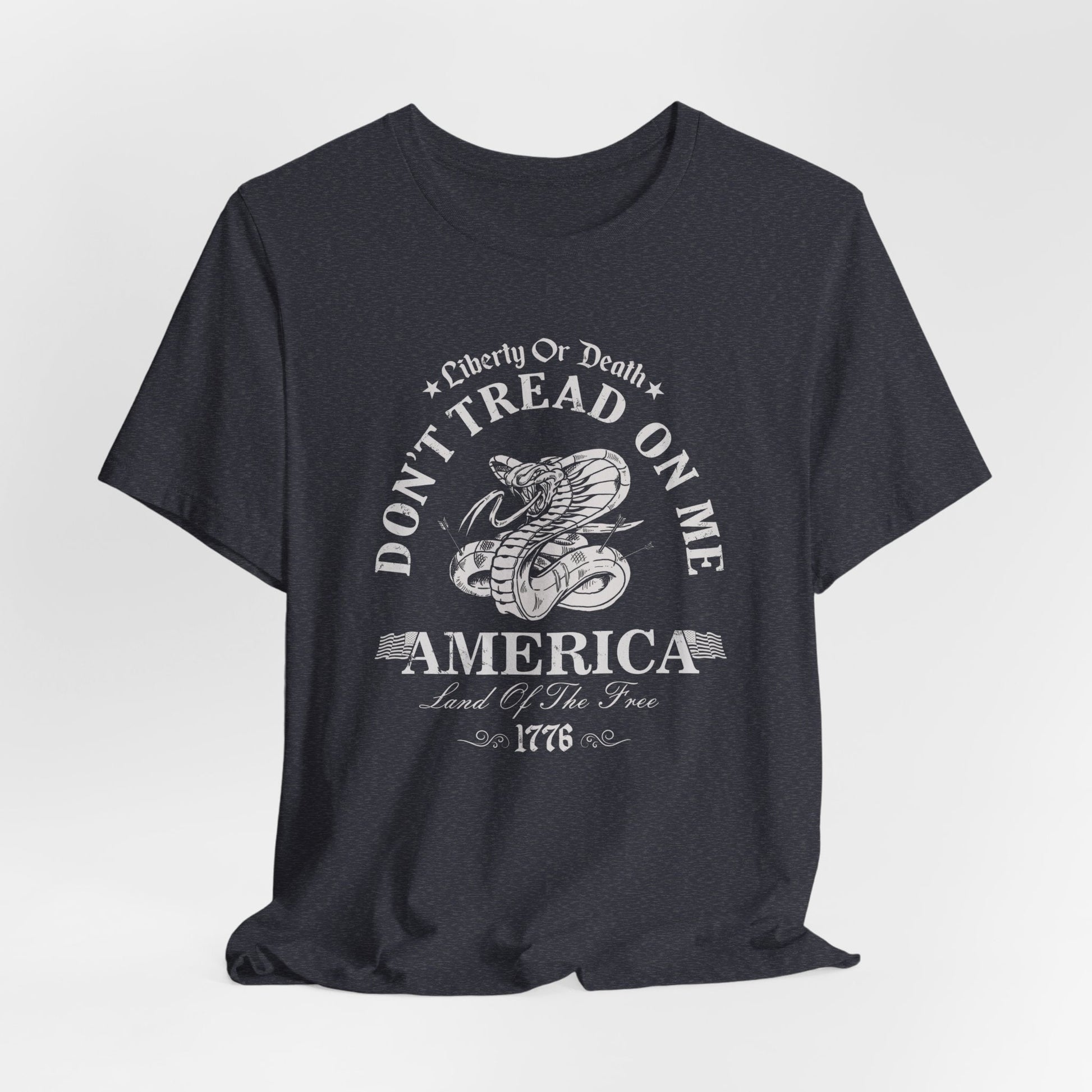 Liberty or Death Don't Tread on Me - Unisex T-Shirt, Resist Tyranny, Gift for Patriot, Independence Day Shirt