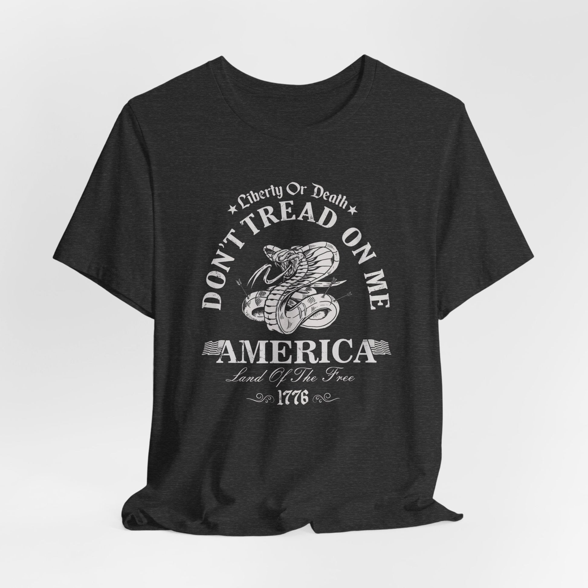 Liberty or Death Don't Tread on Me - Unisex T-Shirt, Resist Tyranny, Gift for Patriot, Independence Day Shirt