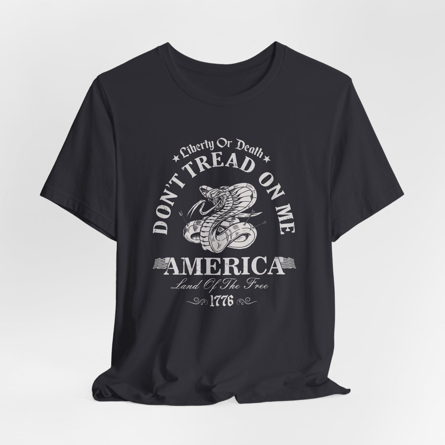 Liberty or Death Don't Tread on Me - Unisex T-Shirt, Resist Tyranny, Gift for Patriot, Independence Day Shirt