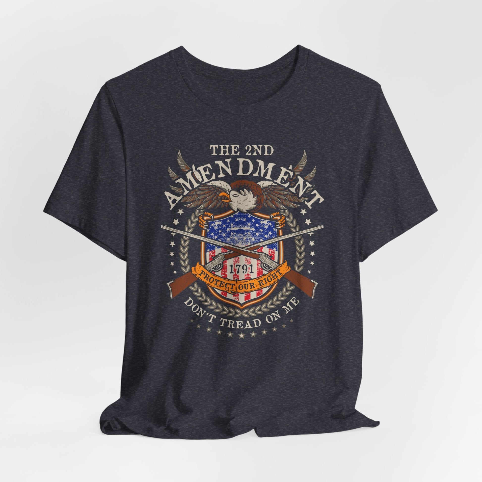 Second Amendment Don't Tread in Me Unisex T-Shirt - Patriotic Gun Rights Tee, Liberty Print Shirt, Pro-Gun Activist Clothing, American Pride