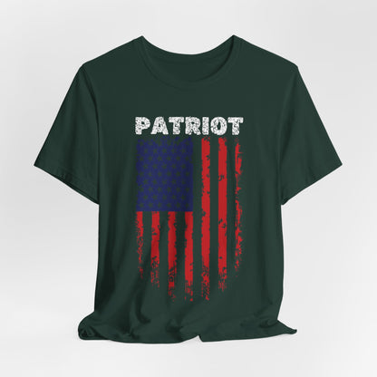 Patriot Flag Unisex T-Shirt, American Pride Tee, Fearless and Bold Shirt, USA Patriotism Top, Patriotic Gift