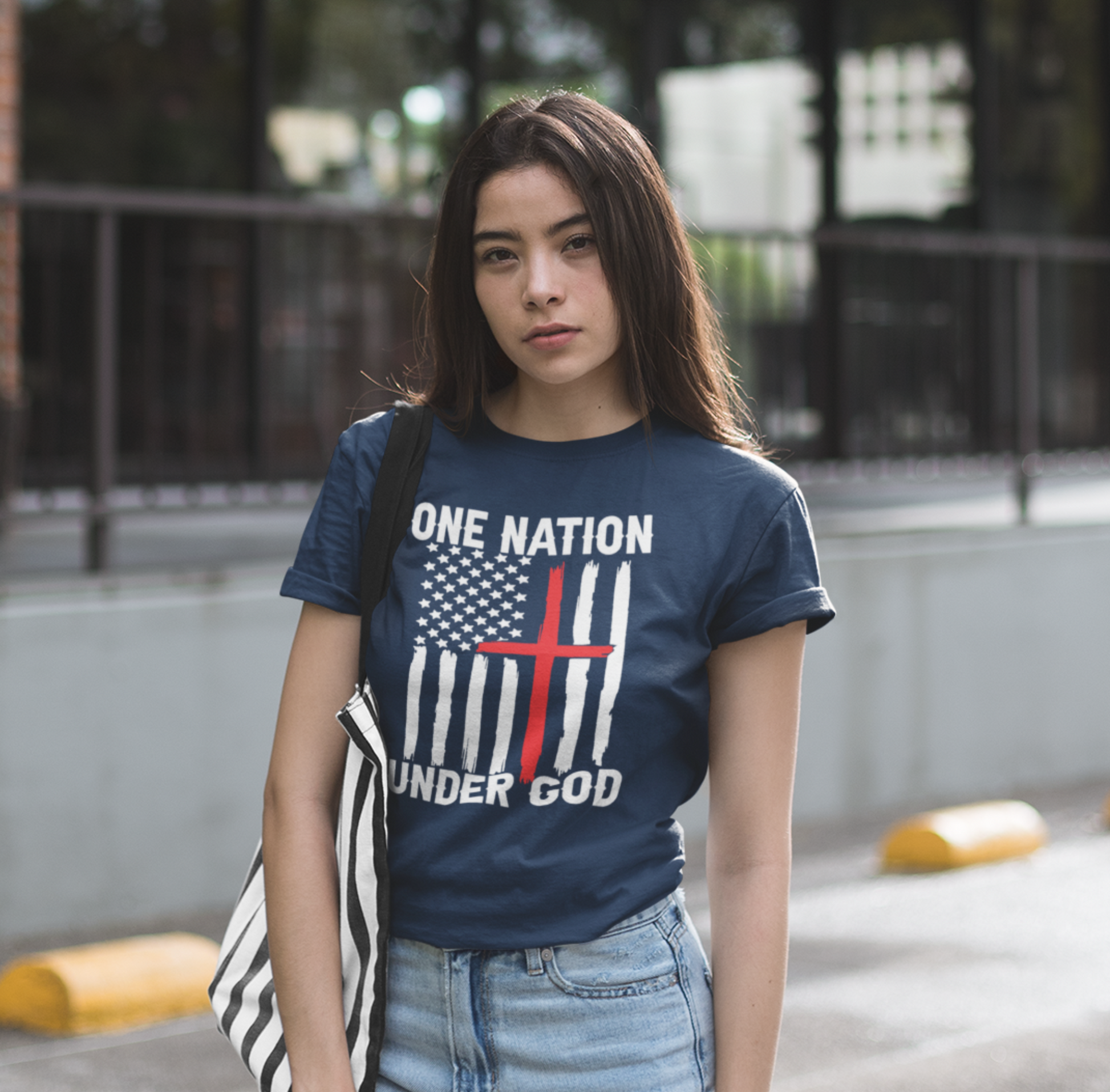 One Nation Under God, Patriotic Unisex T-Shirt, Love of God and Country Tee