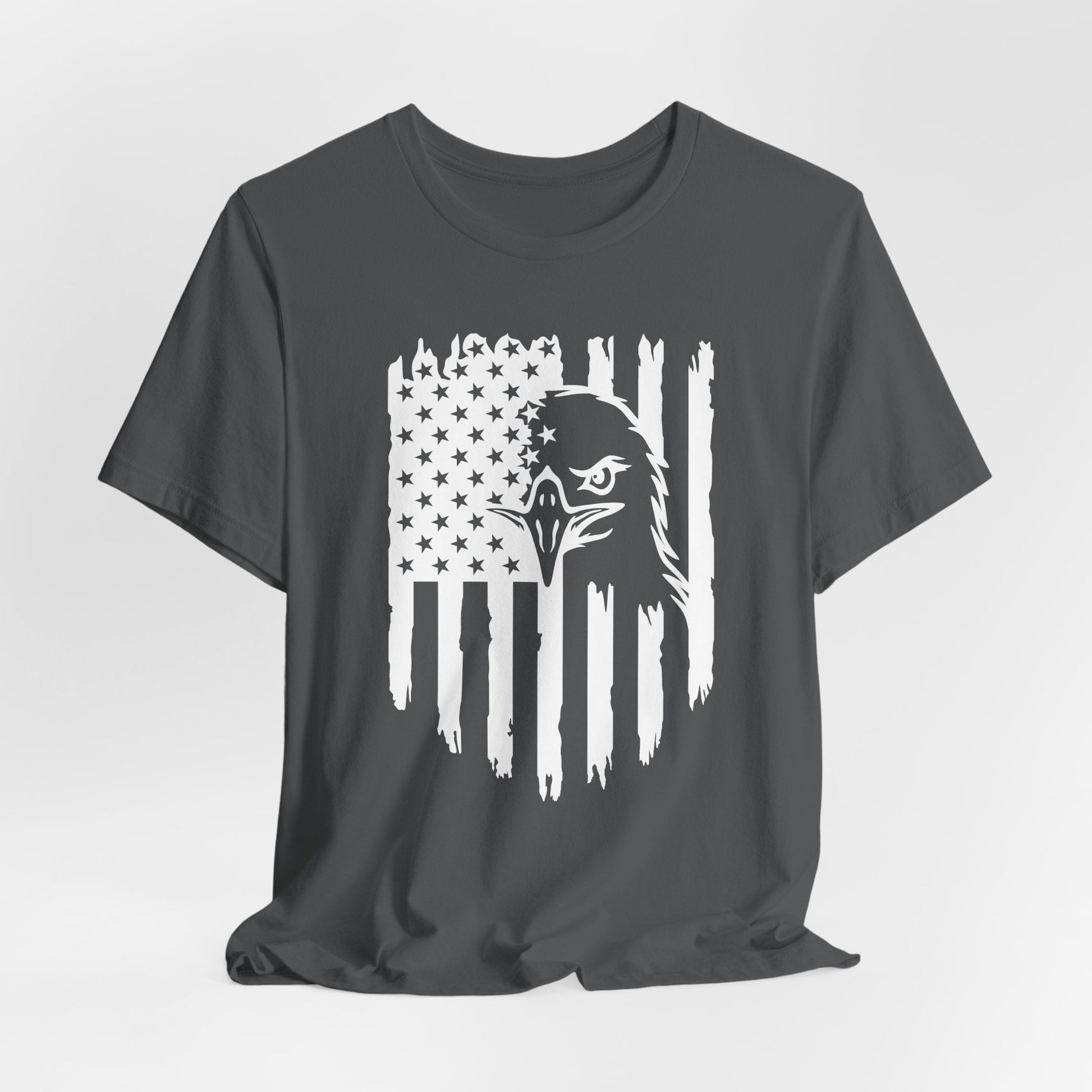 Patriotic Eagle Flag Unisex T-Shirt, Patriotism, Celebrate Freedom - American Pride Tee, USA Flag Shirt