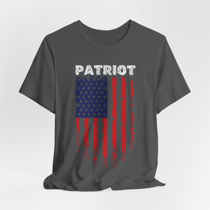 Patriot Flag Unisex T-Shirt, American Pride Tee, Fearless and Bold Shirt, USA Patriotism Top, Patriotic Gift