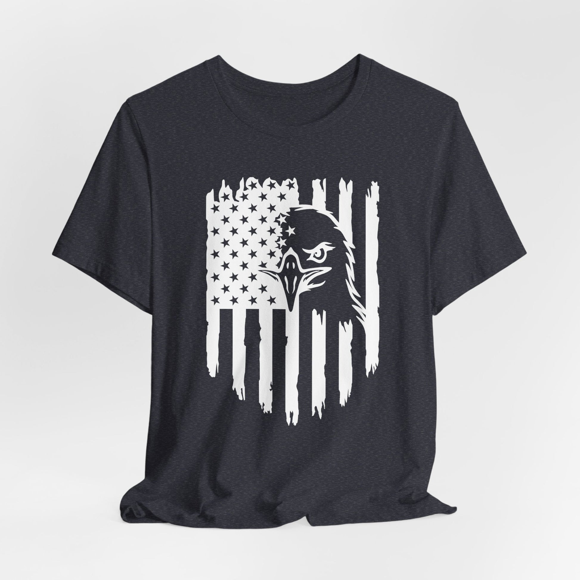 Patriotic Eagle Flag Unisex T-Shirt, Patriotism, Celebrate Freedom - American Pride Tee, USA Flag Shirt