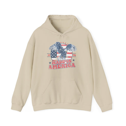 Patriotic Eagle Hoodie for Independence Day
