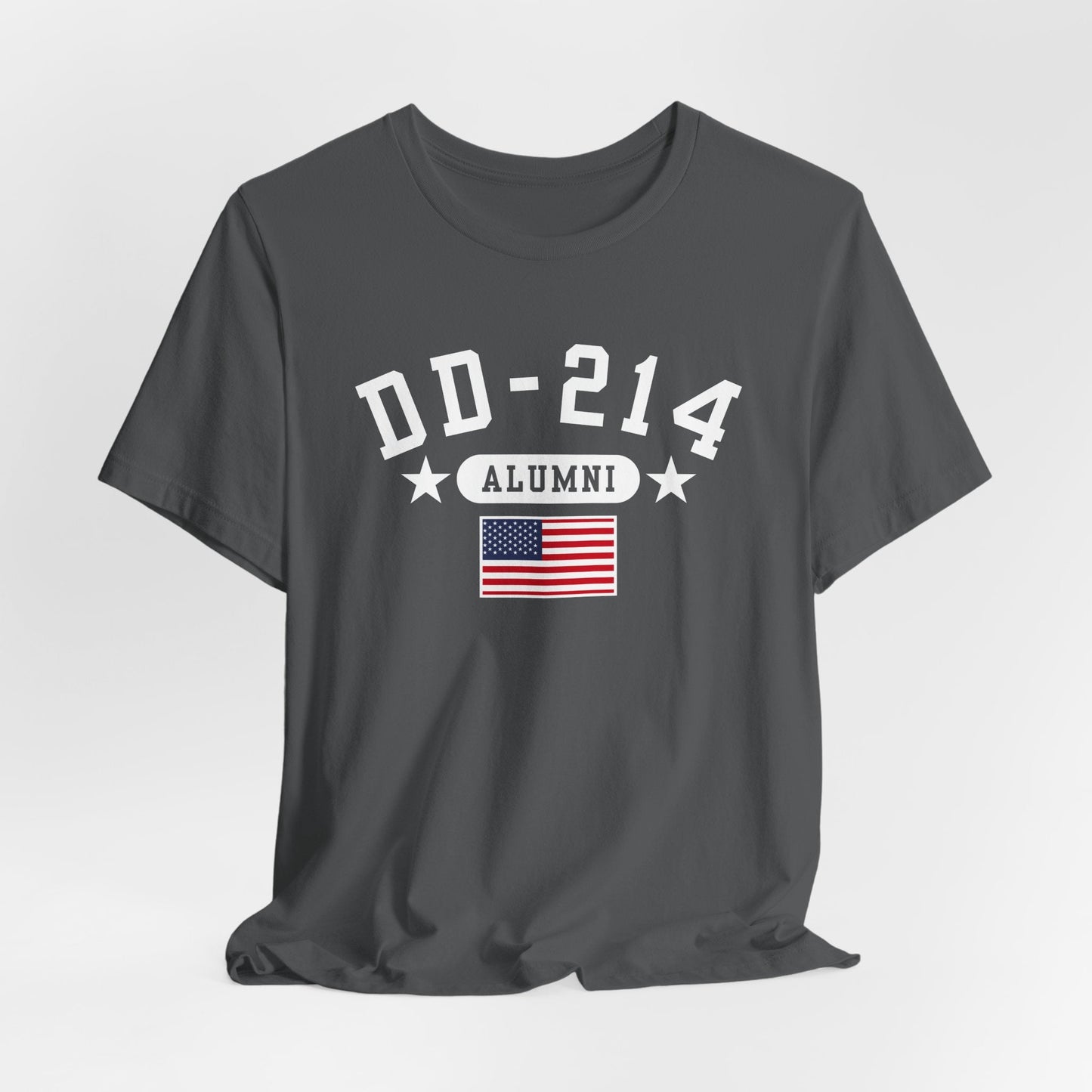 DD-214 Veteran Alumni Unisex T-Shirt, Military Retirement Tee, Perfect for Veterans Day