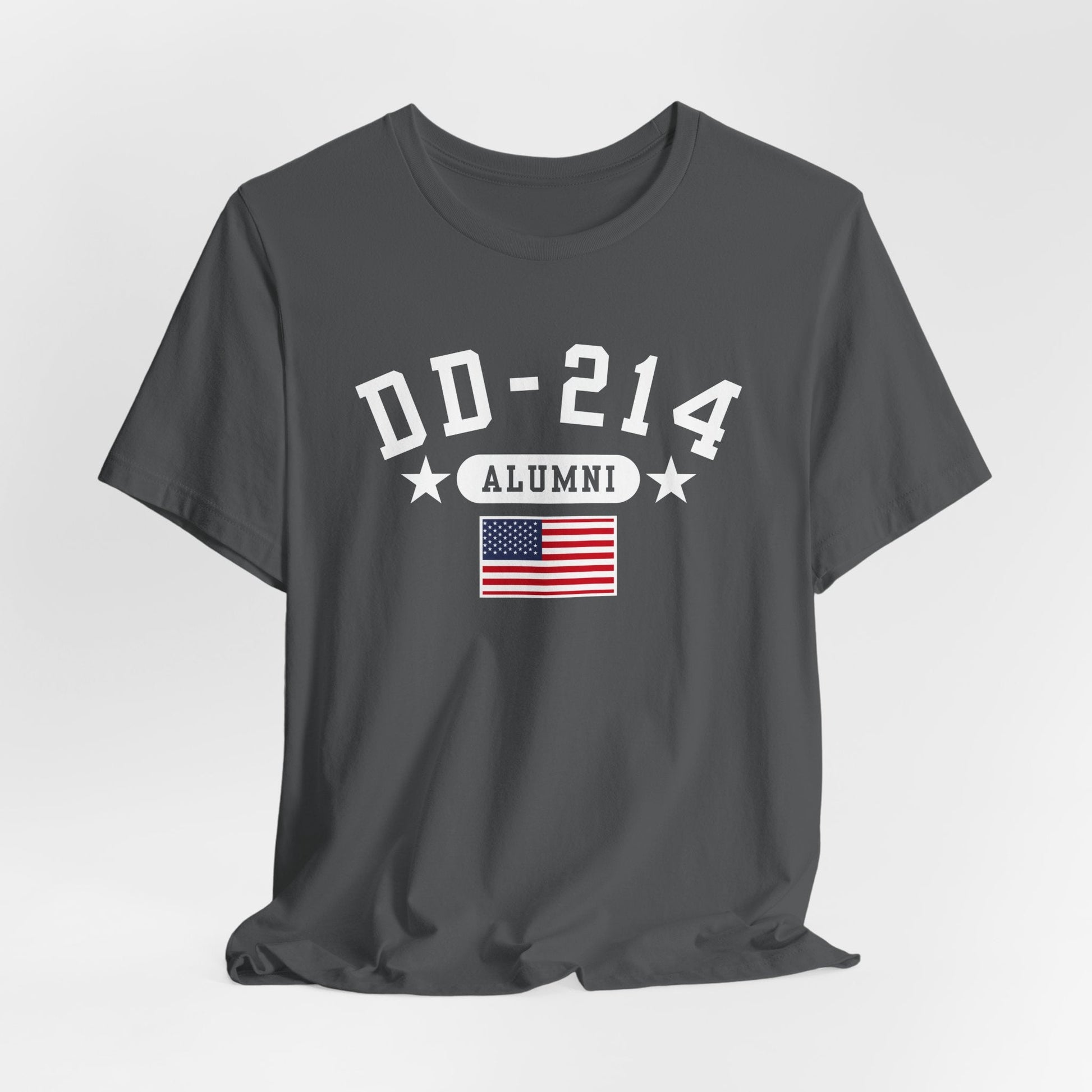 DD-214 Veteran Alumni Unisex T-Shirt, Military Retirement Tee, Perfect for Veterans Day