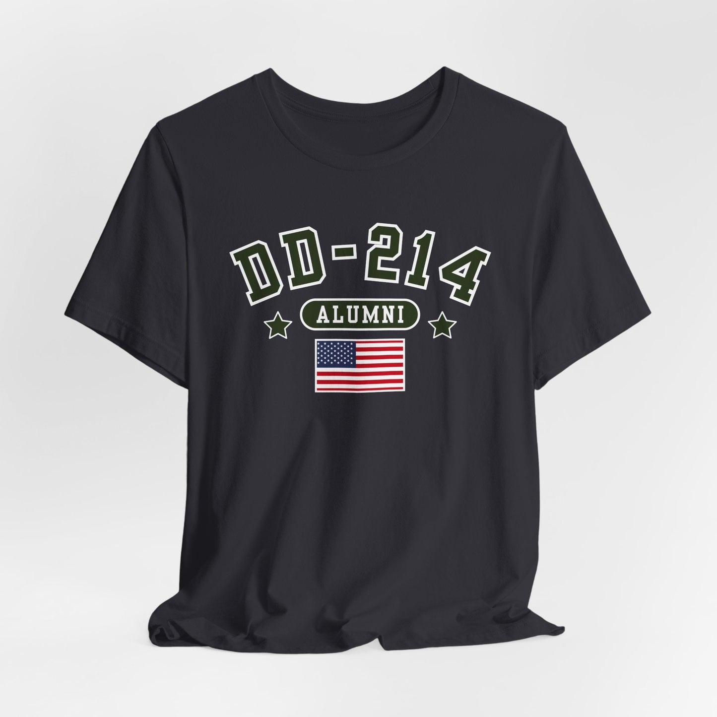 DD-214 Alumni Unisex T-Shirt, Military Retirement Tee
