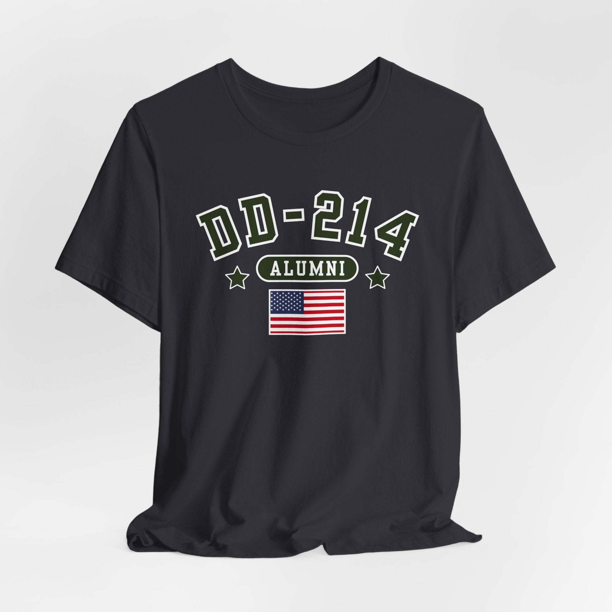 DD-214 Alumni Unisex T-Shirt, Military Retirement Tee