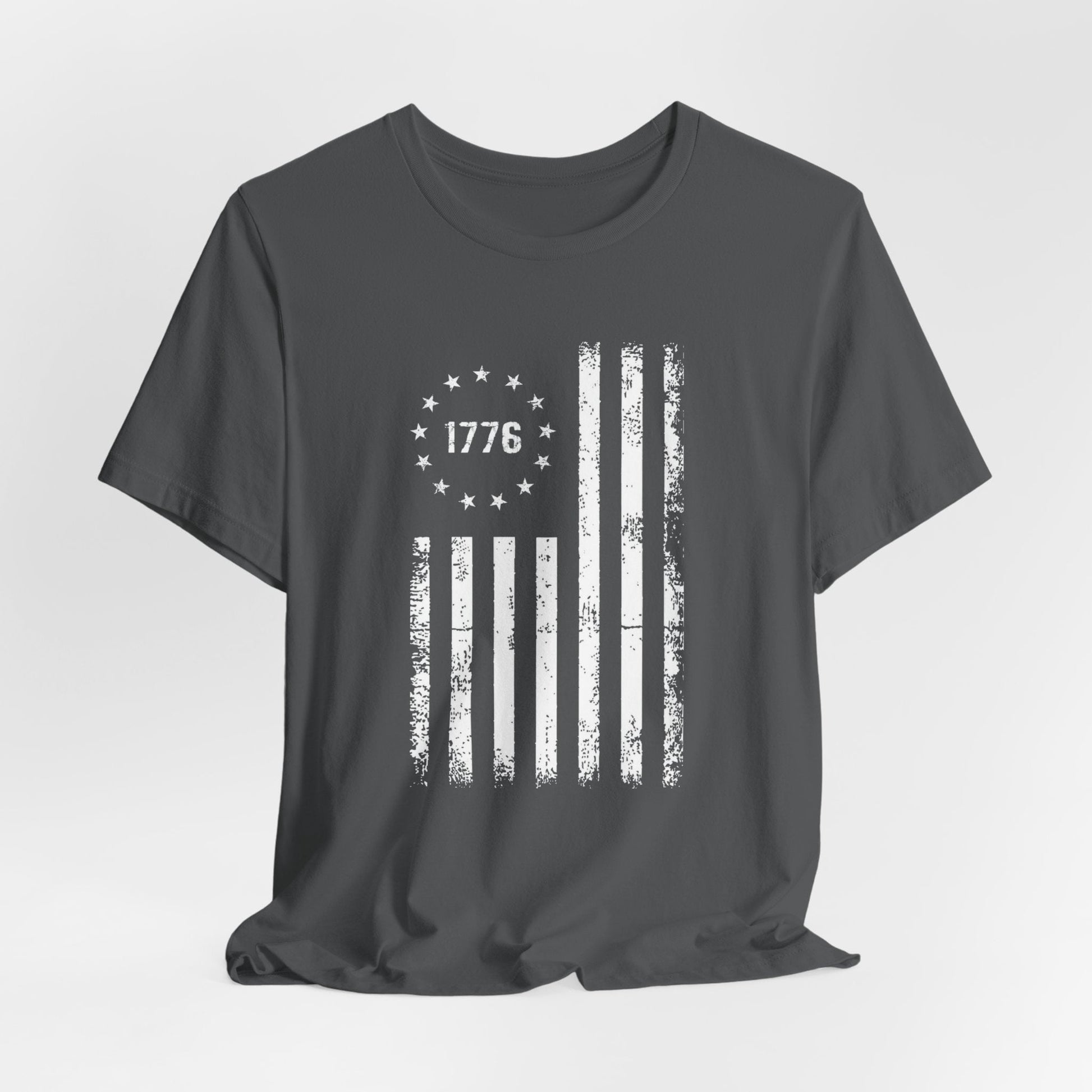 1776 Flag Unisex T-Shirt, Patriotic Tee for Celebrating Our Founding, USA History Shirt, July 4th Tee, American Flag Shirt, Independence Day