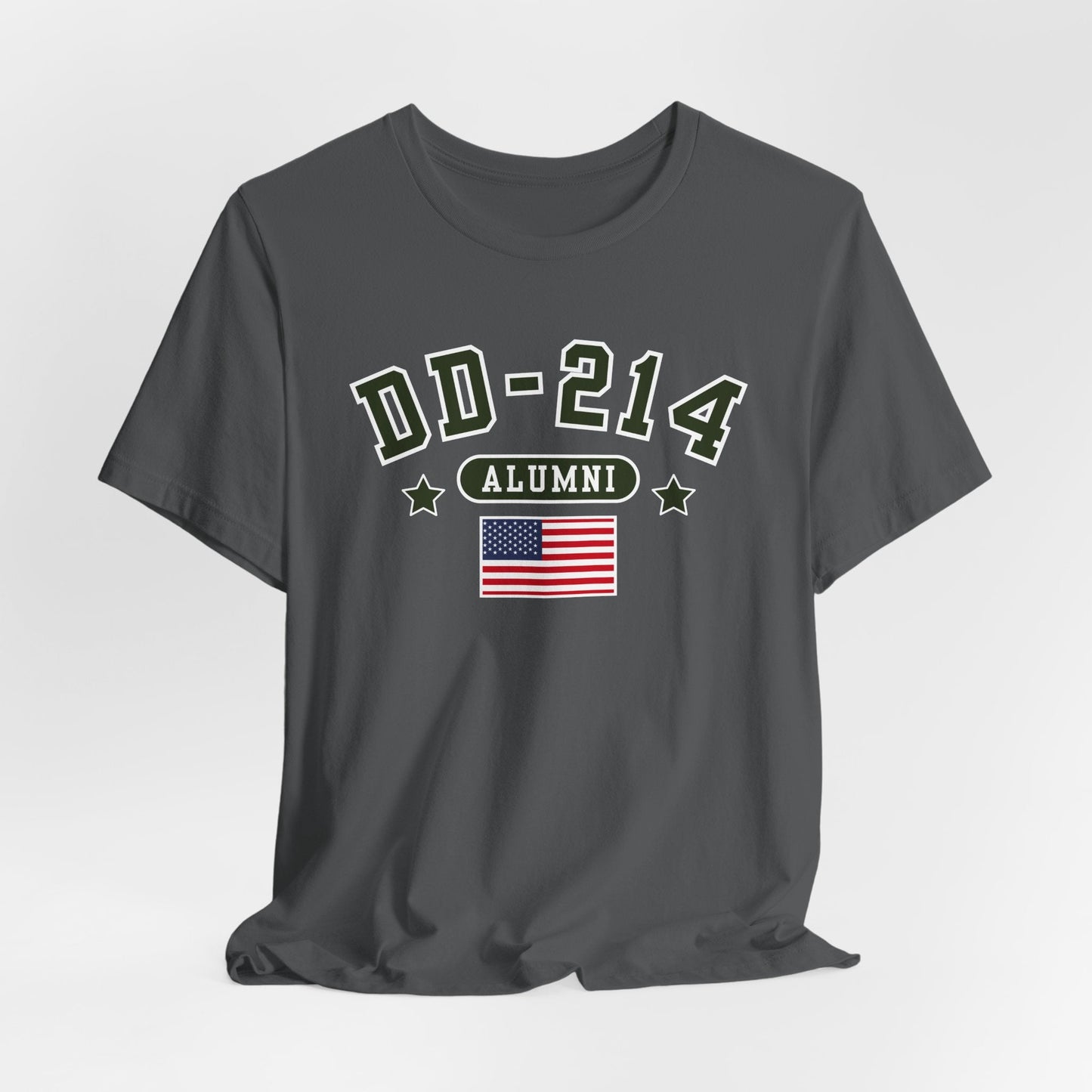 DD-214 Alumni Unisex T-Shirt, Military Retirement Tee