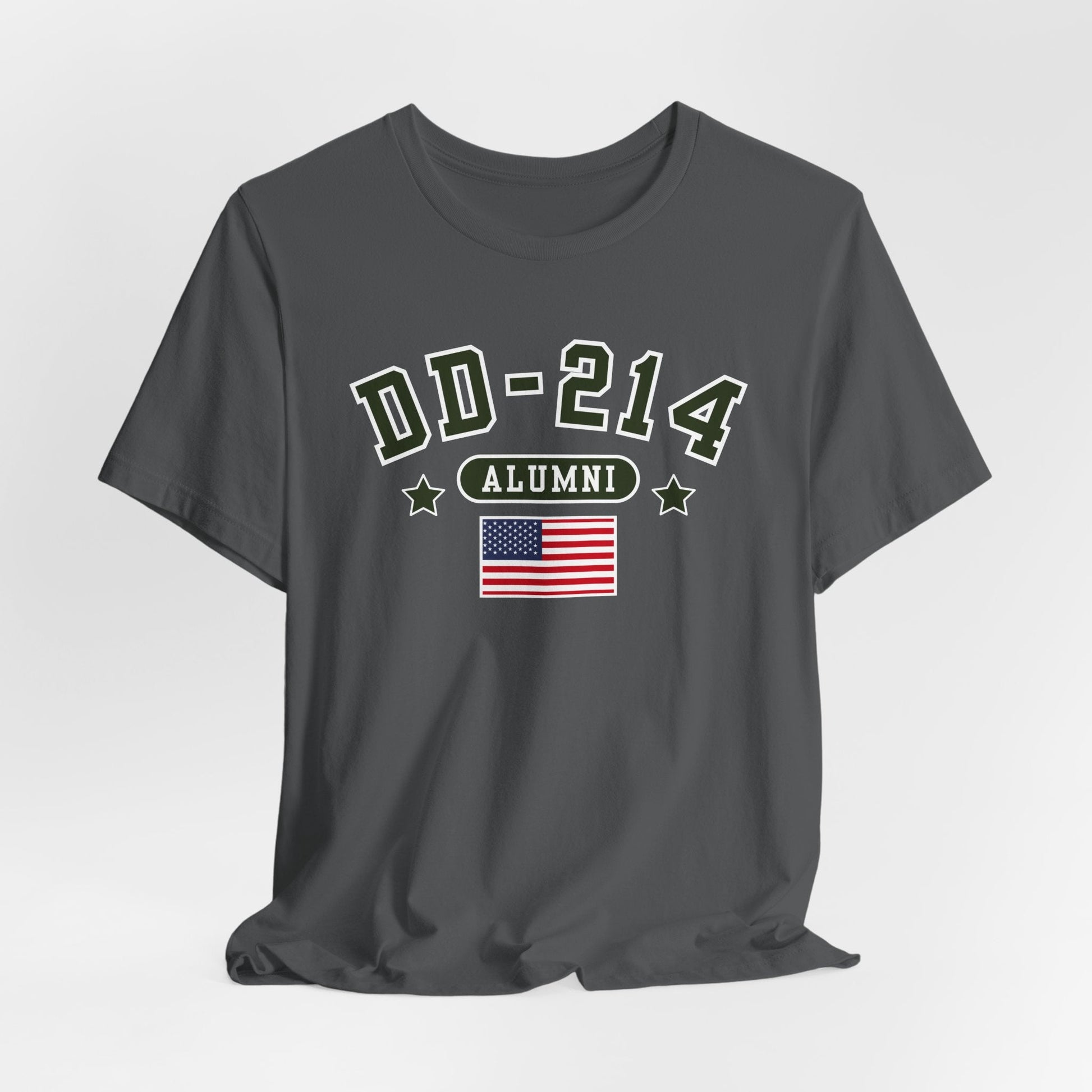 DD-214 Alumni Unisex T-Shirt, Military Retirement Tee