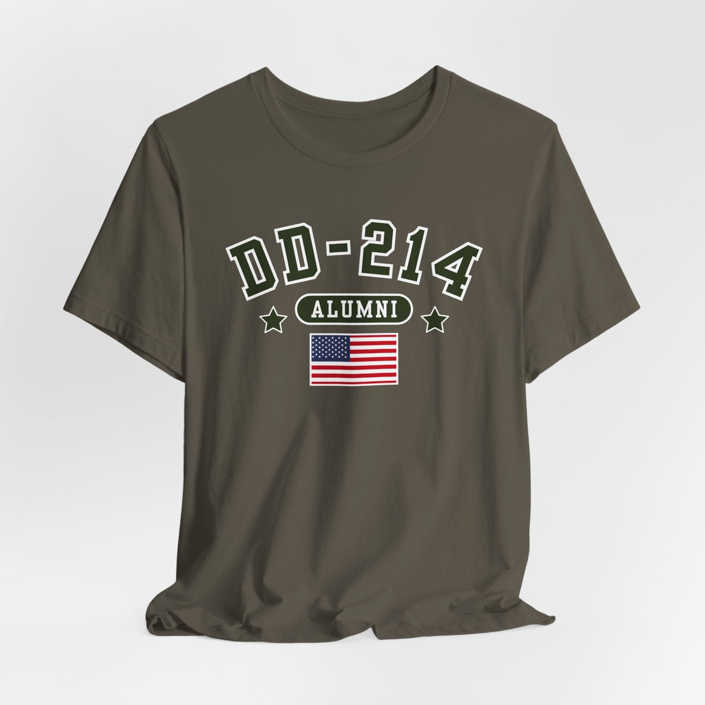 DD-214 Alumni Unisex T-Shirt, Military Retirement Tee