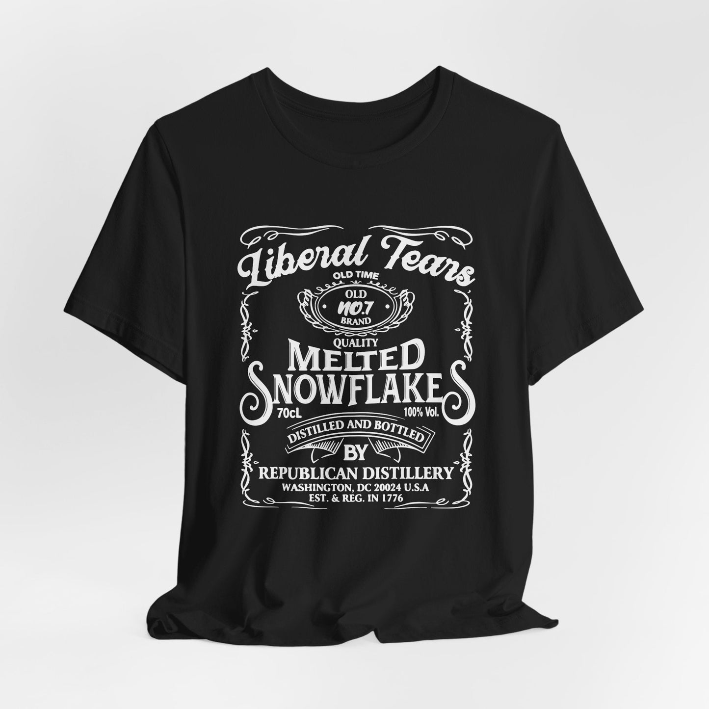 Liberal Tears Quality Melted Snowflakes Unisex T-Shirt, Political Statement, Independence Day Gift.