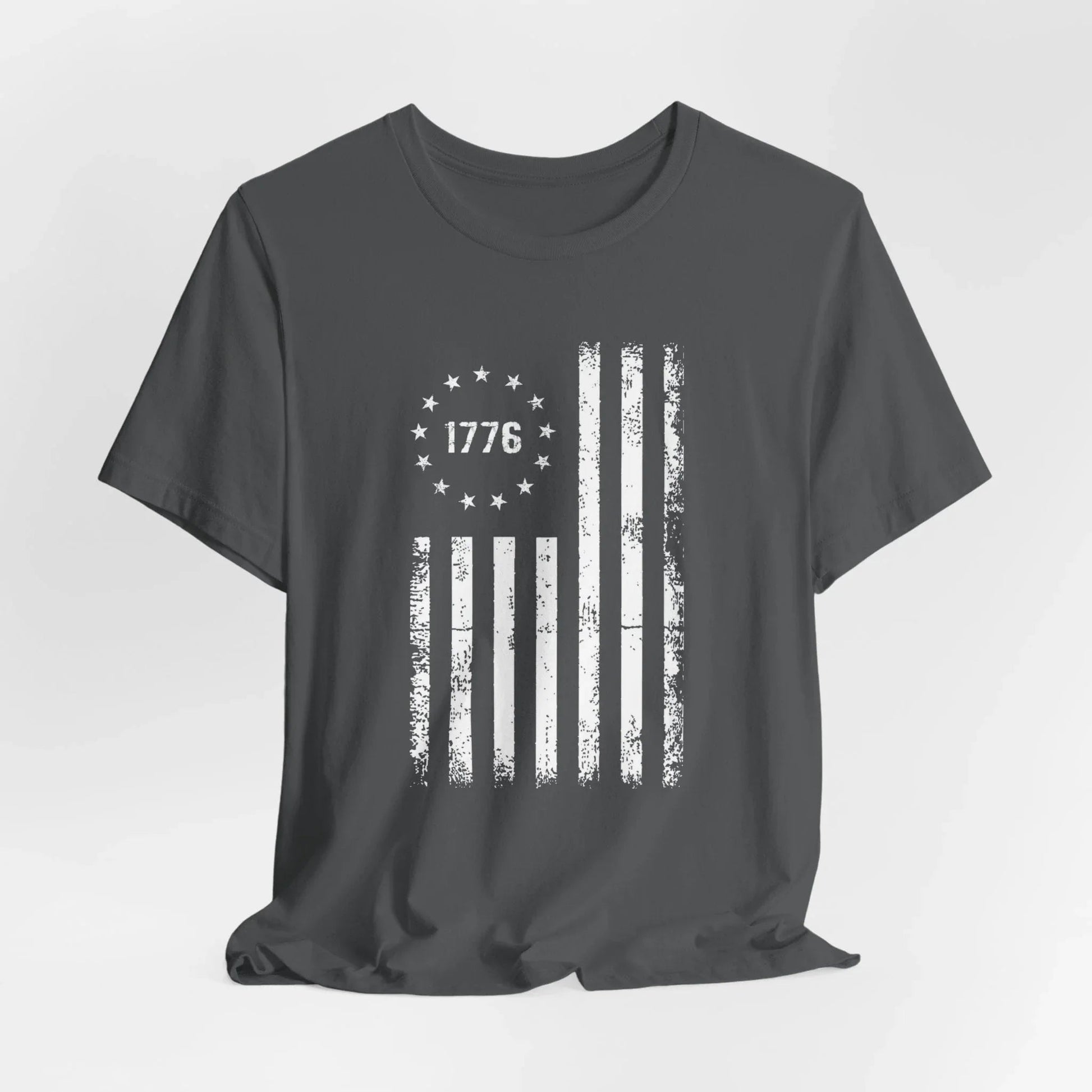 1776 Flag Unisex T-Shirt, Patriotic Tee for Celebrating Our Founding, USA History Shirt, July 4th Tee, American Flag Shirt, Independence Day - SKULLFURY MERCH