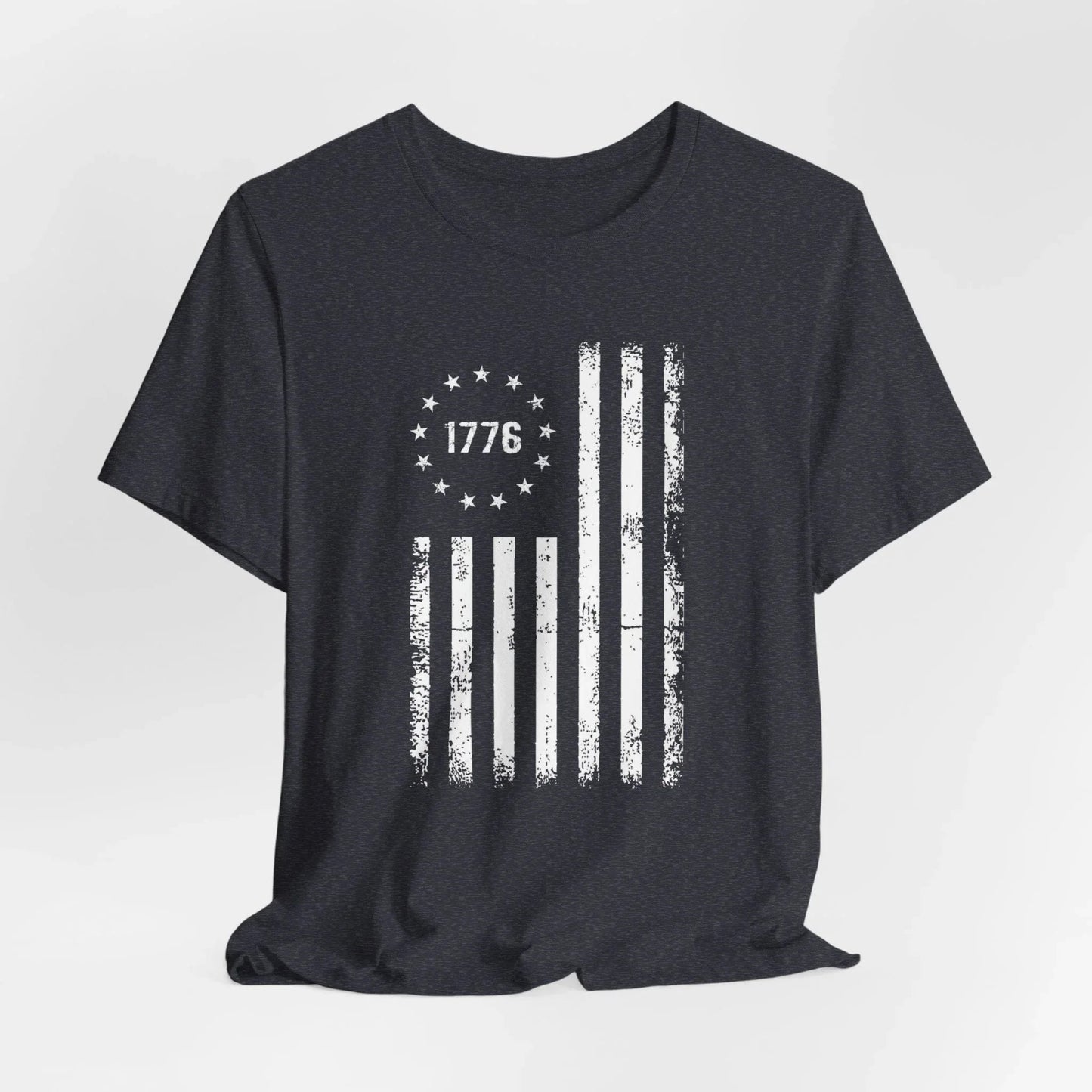 1776 Flag Unisex T-Shirt, Patriotic Tee for Celebrating Our Founding, USA History Shirt, July 4th Tee, American Flag Shirt, Independence Day - SKULLFURY MERCH