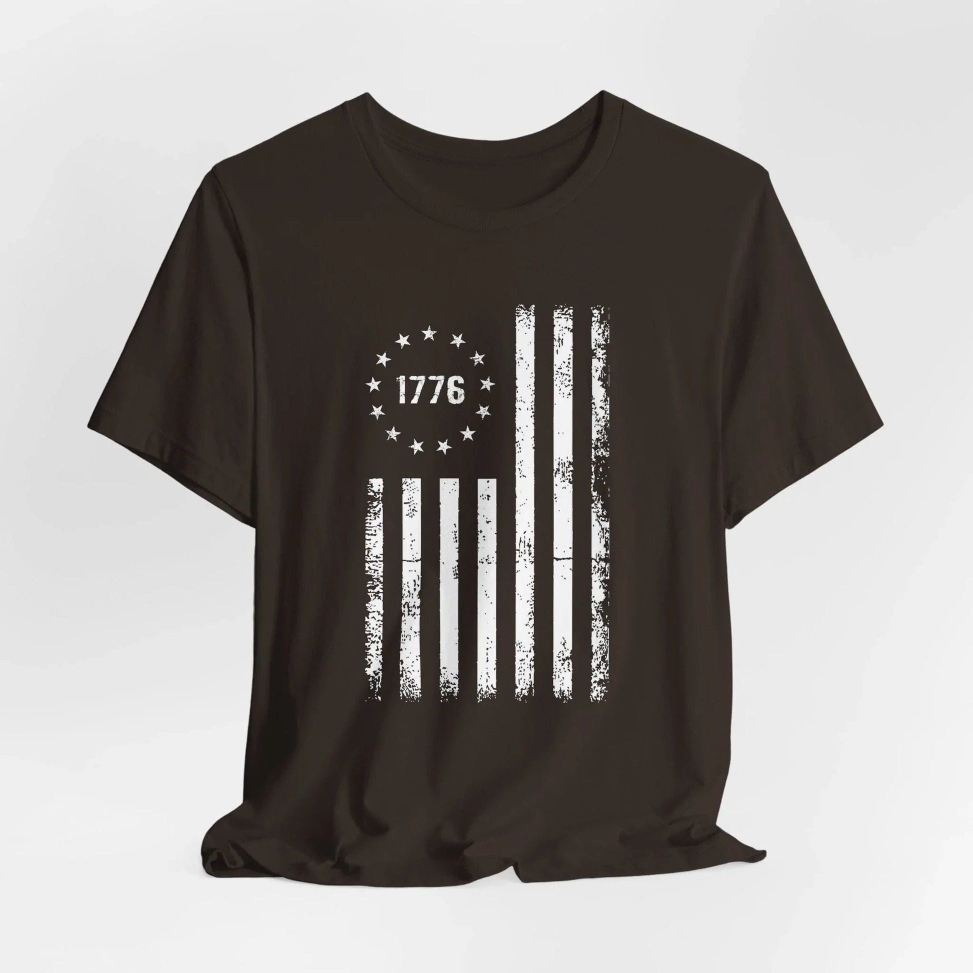 1776 Flag Unisex T-Shirt, Patriotic Tee for Celebrating Our Founding, USA History Shirt, July 4th Tee, American Flag Shirt, Independence Day - SKULLFURY MERCH