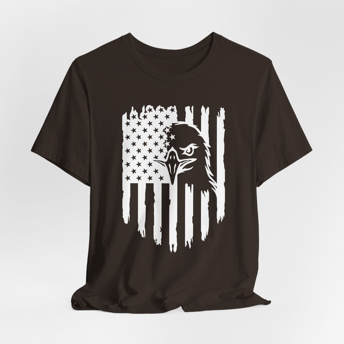 Patriotic Eagle Flag Unisex T-Shirt, Patriotism, Celebrate Freedom - American Pride Tee, USA Flag Shirt
