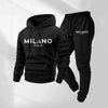 Milano Printed Hoodie And Sweatpants Set