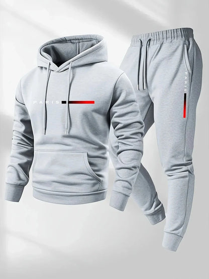 The Paris Urban Streetwear Fleece Tracksuit Set