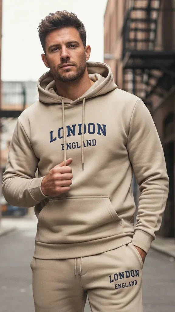The London Urban Streetwear Fleece Tracksuit Set