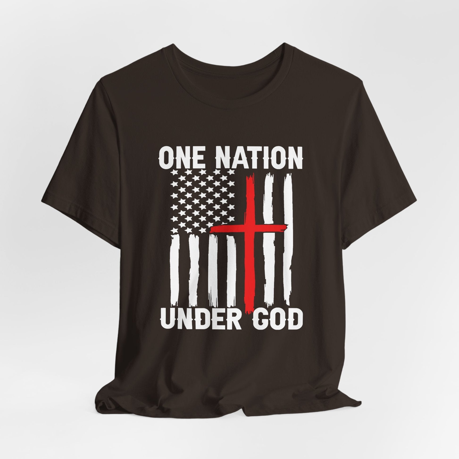 One Nation Under God, Patriotic Unisex T-Shirt, Love of God and Country Tee
