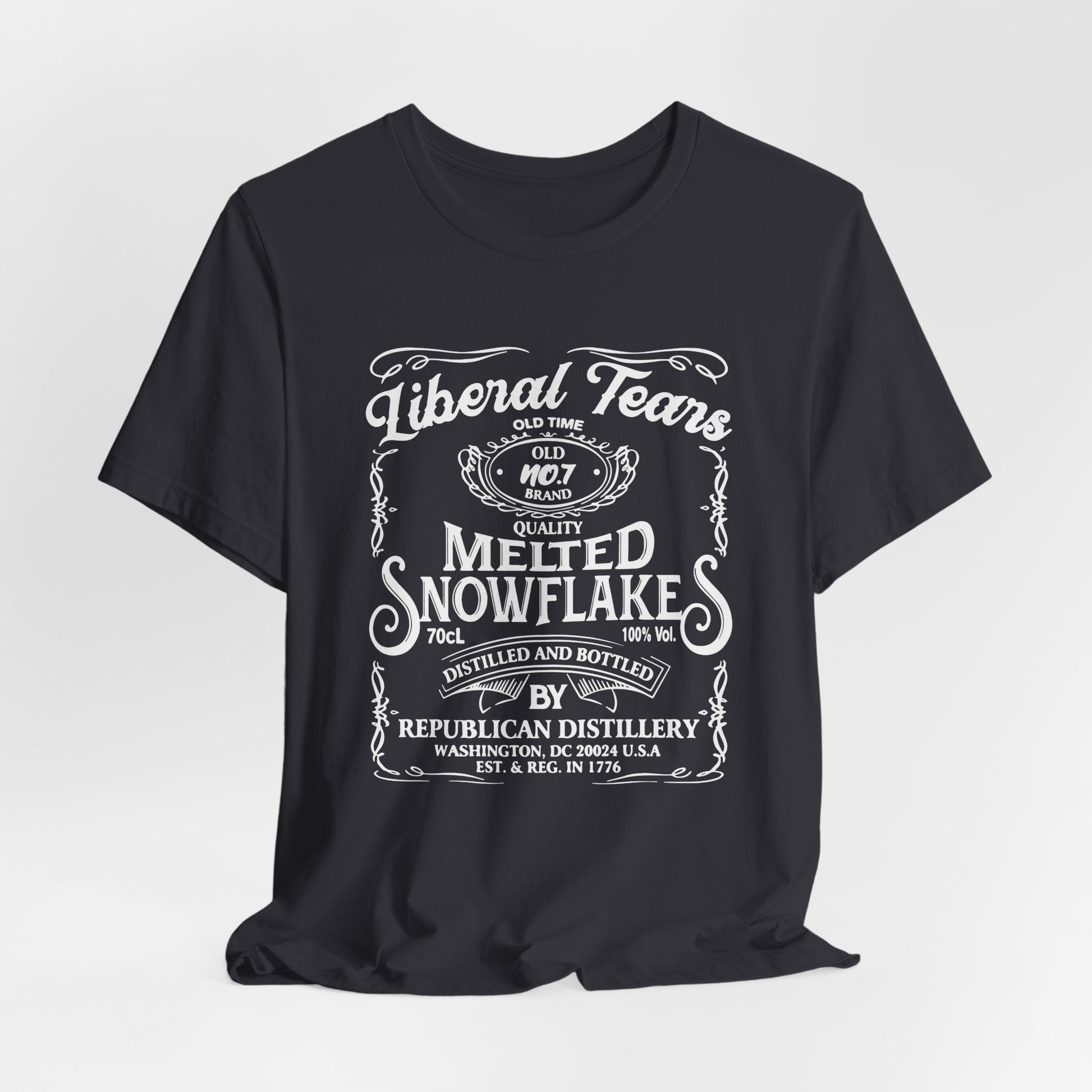 Liberal Tears Quality Melted Snowflakes Unisex T-Shirt, Political Statement, Independence Day Gift.