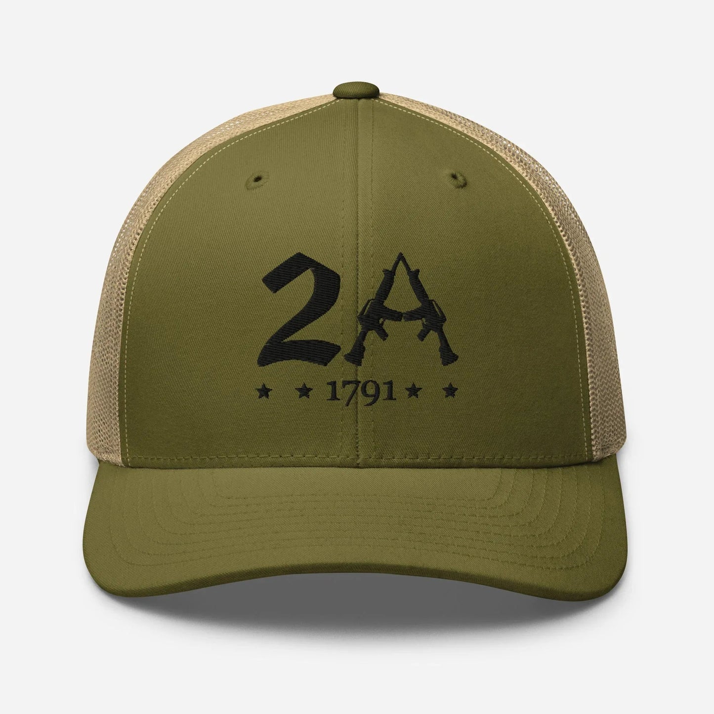 2A 1791 Snapback Trucker Cap - Second Amendment Pride - SKULLFURY MERCH