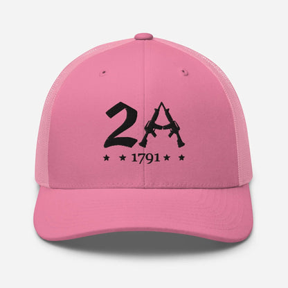 2A 1791 Snapback Trucker Cap - Second Amendment Pride - SKULLFURY MERCH