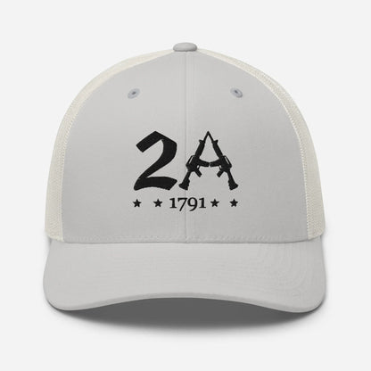 2A 1791 Snapback Trucker Cap - Second Amendment Pride - SKULLFURY MERCH