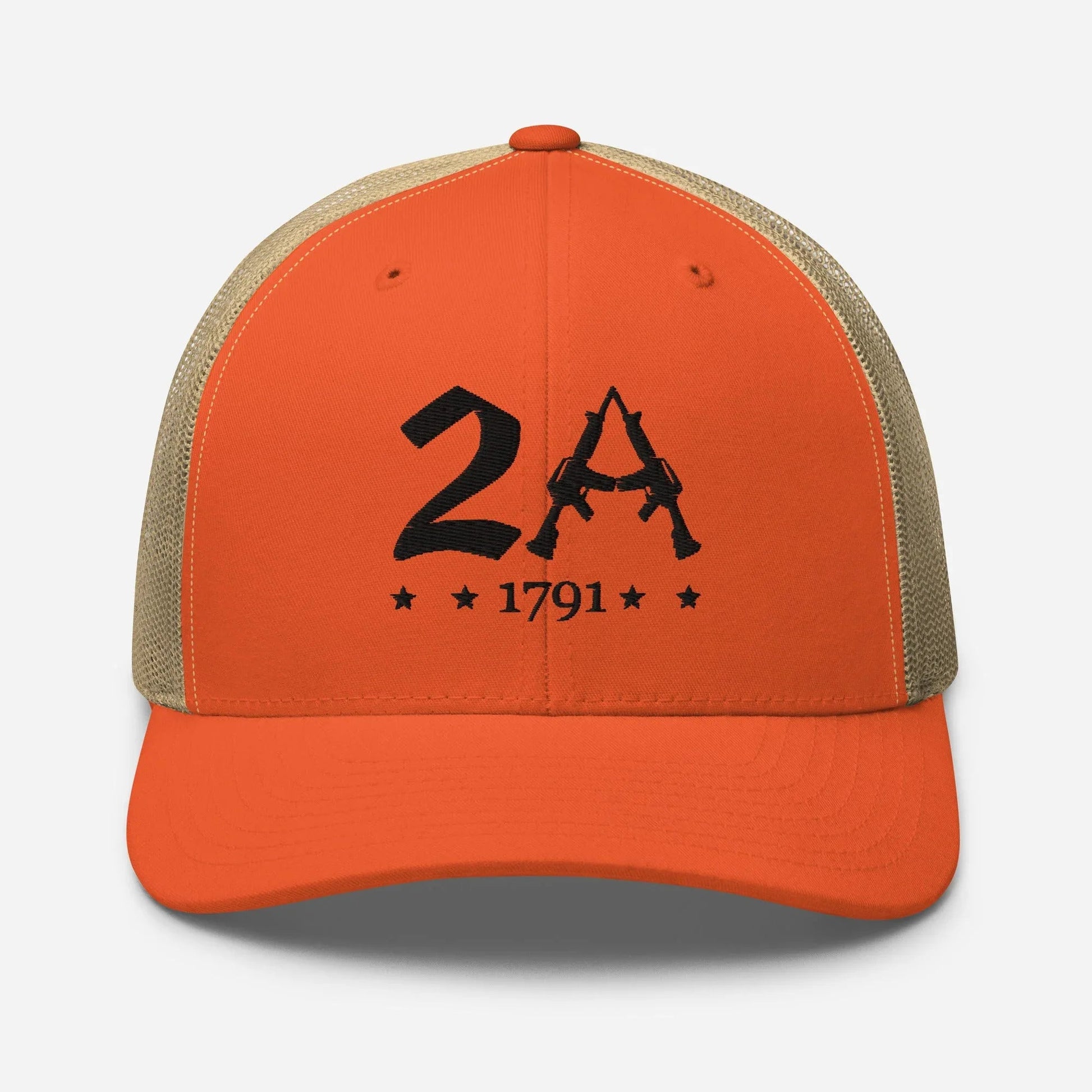 2A 1791 Snapback Trucker Cap - Second Amendment Pride - SKULLFURY MERCH