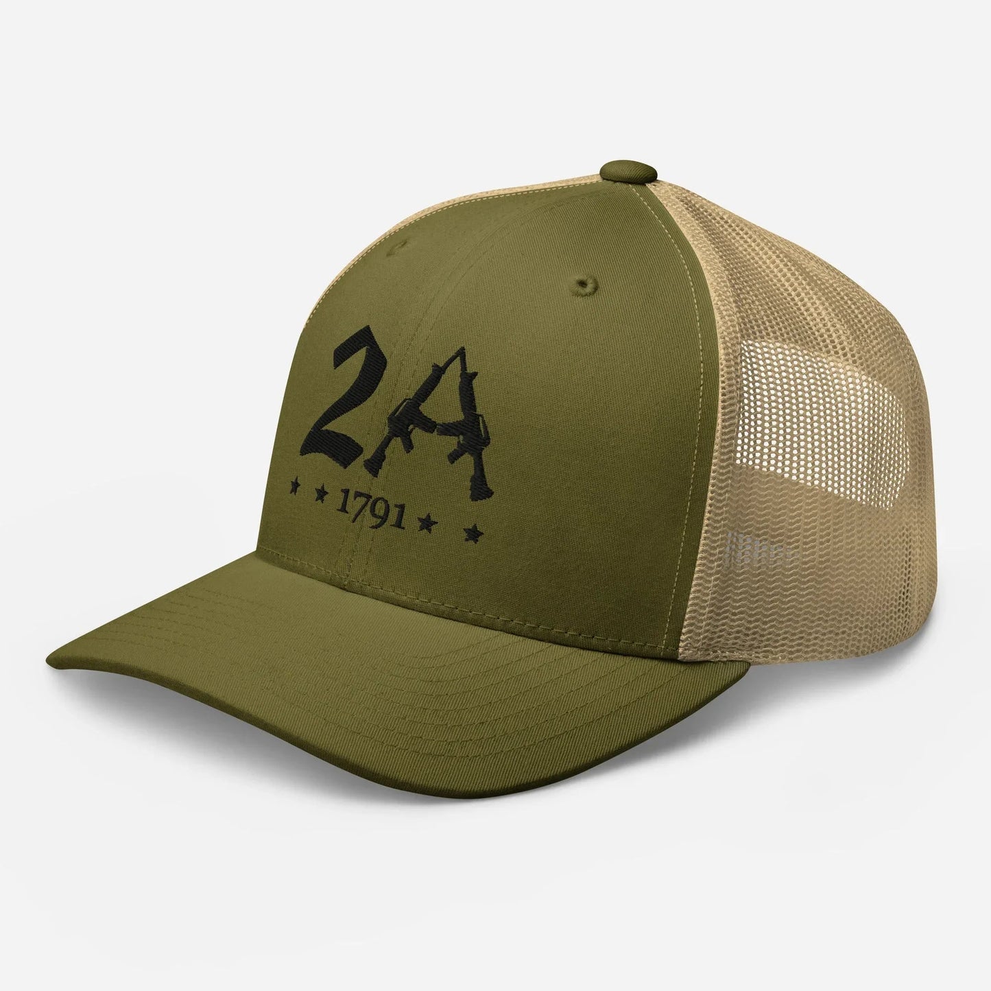 2A 1791 Snapback Trucker Cap - Second Amendment Pride - SKULLFURY MERCH