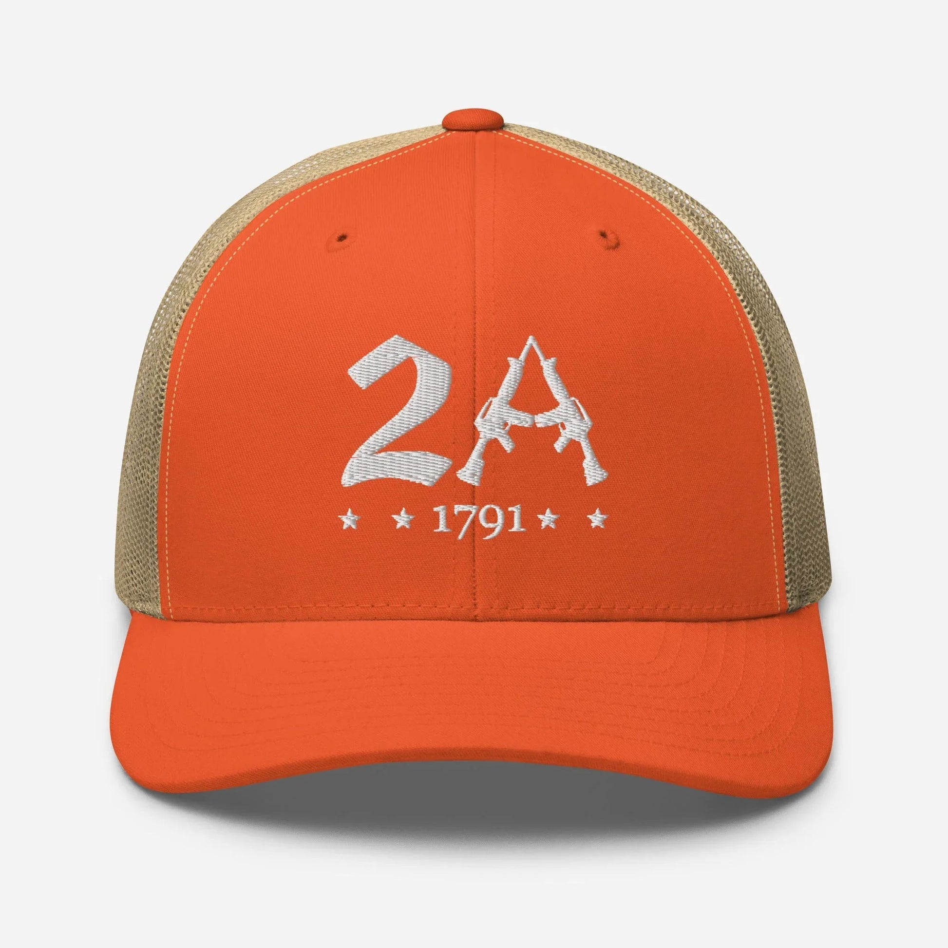 2A Vintage Snapback Trucker Cap - Patriotic Style for All Occasions - SKULLFURY MERCH