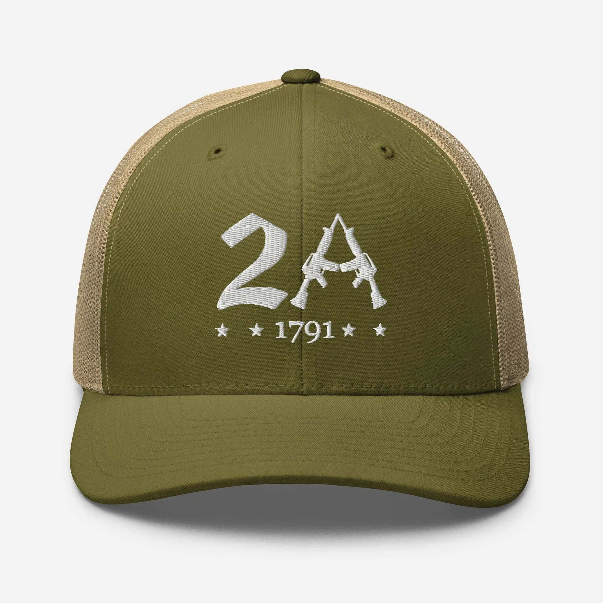 2A Vintage Snapback Trucker Cap - Patriotic Style for All Occasions - SKULLFURY MERCH