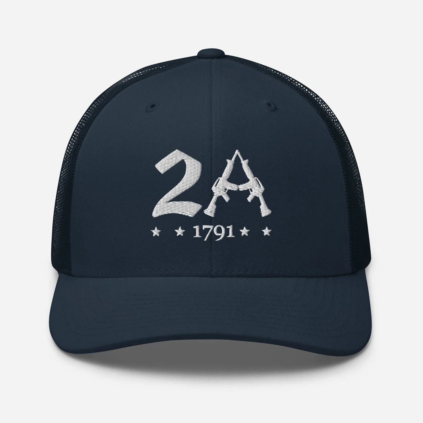 2A Vintage Snapback Trucker Cap - Patriotic Style for All Occasions - SKULLFURY MERCH