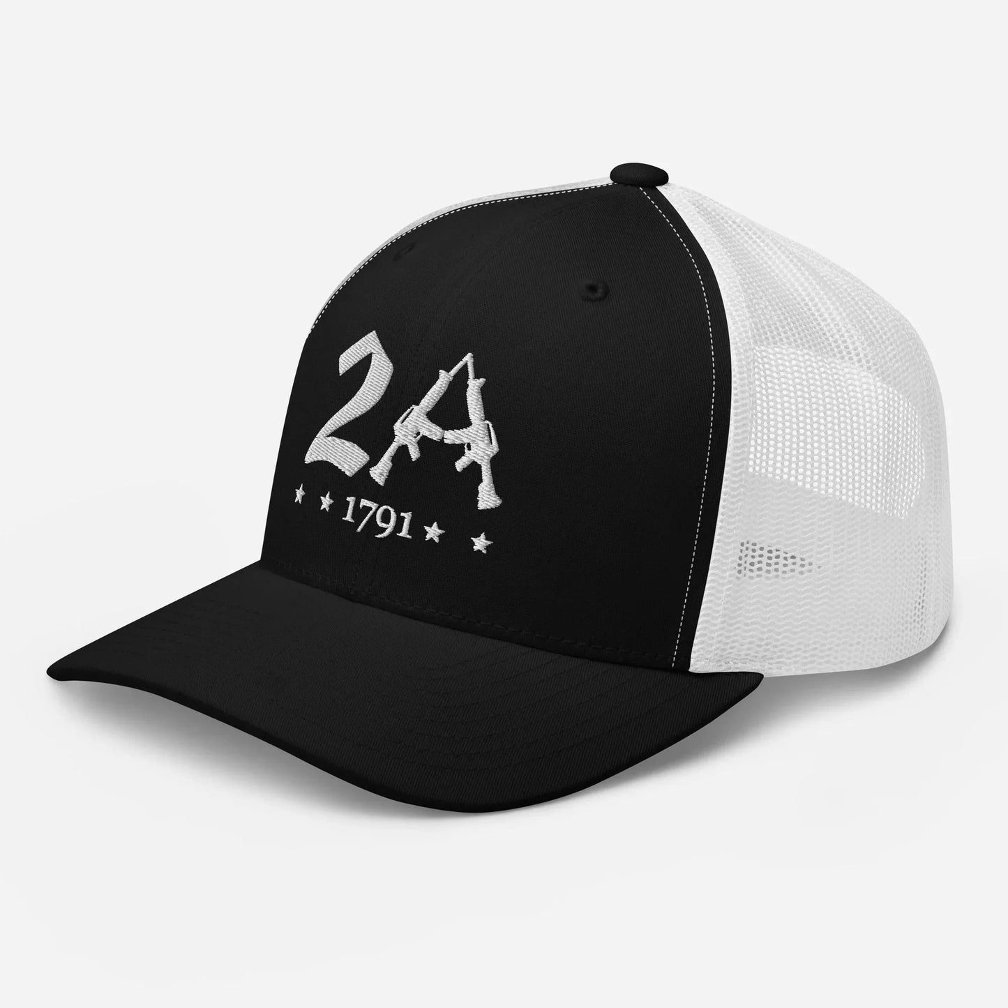 2A Vintage Snapback Trucker Cap - Patriotic Style for All Occasions - SKULLFURY MERCH