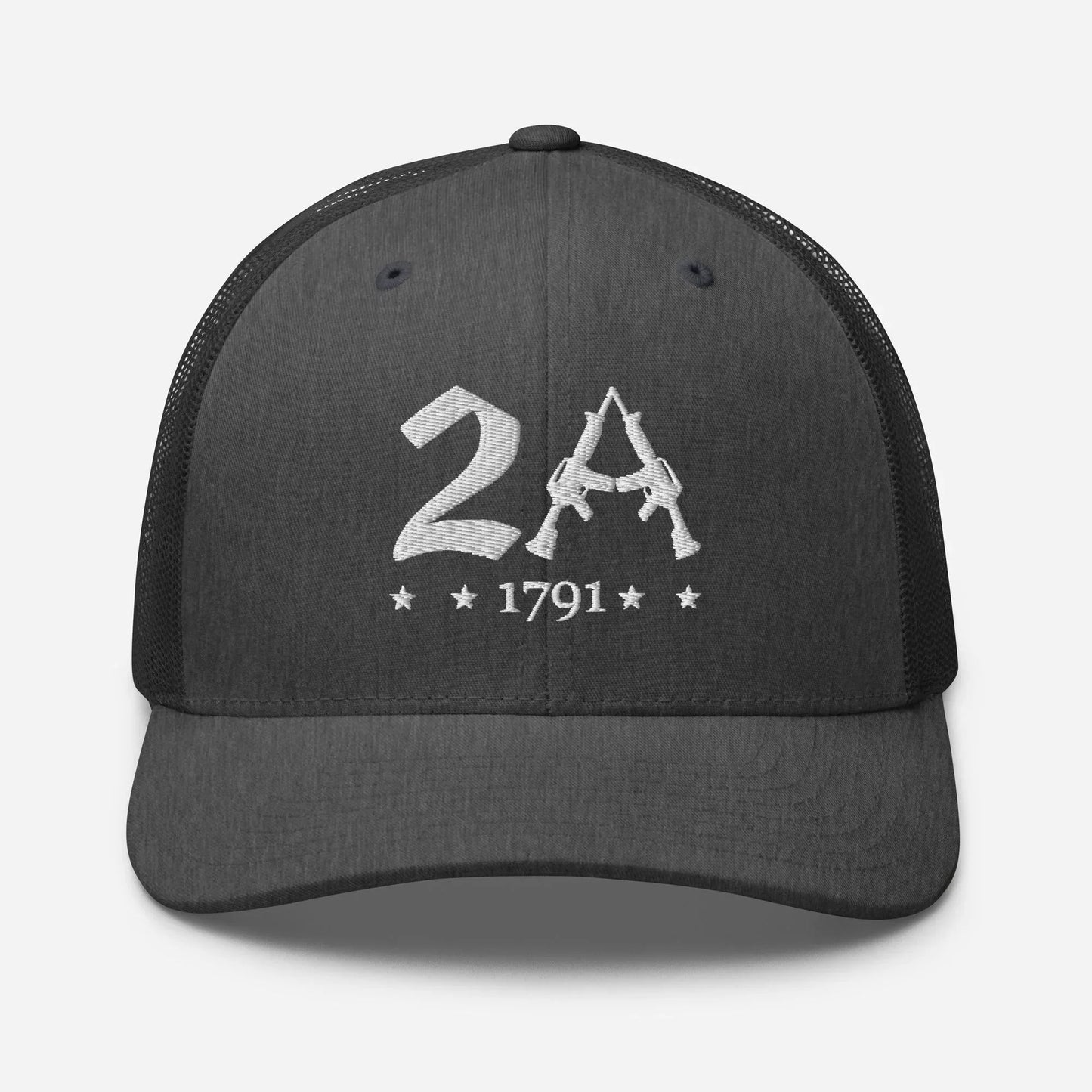 2A Vintage Snapback Trucker Cap - Patriotic Style for All Occasions - SKULLFURY MERCH