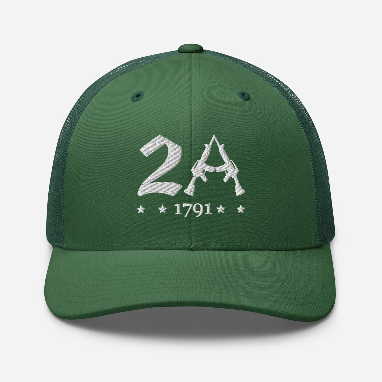2A Vintage Snapback Trucker Cap - Patriotic Style for All Occasions - SKULLFURY MERCH