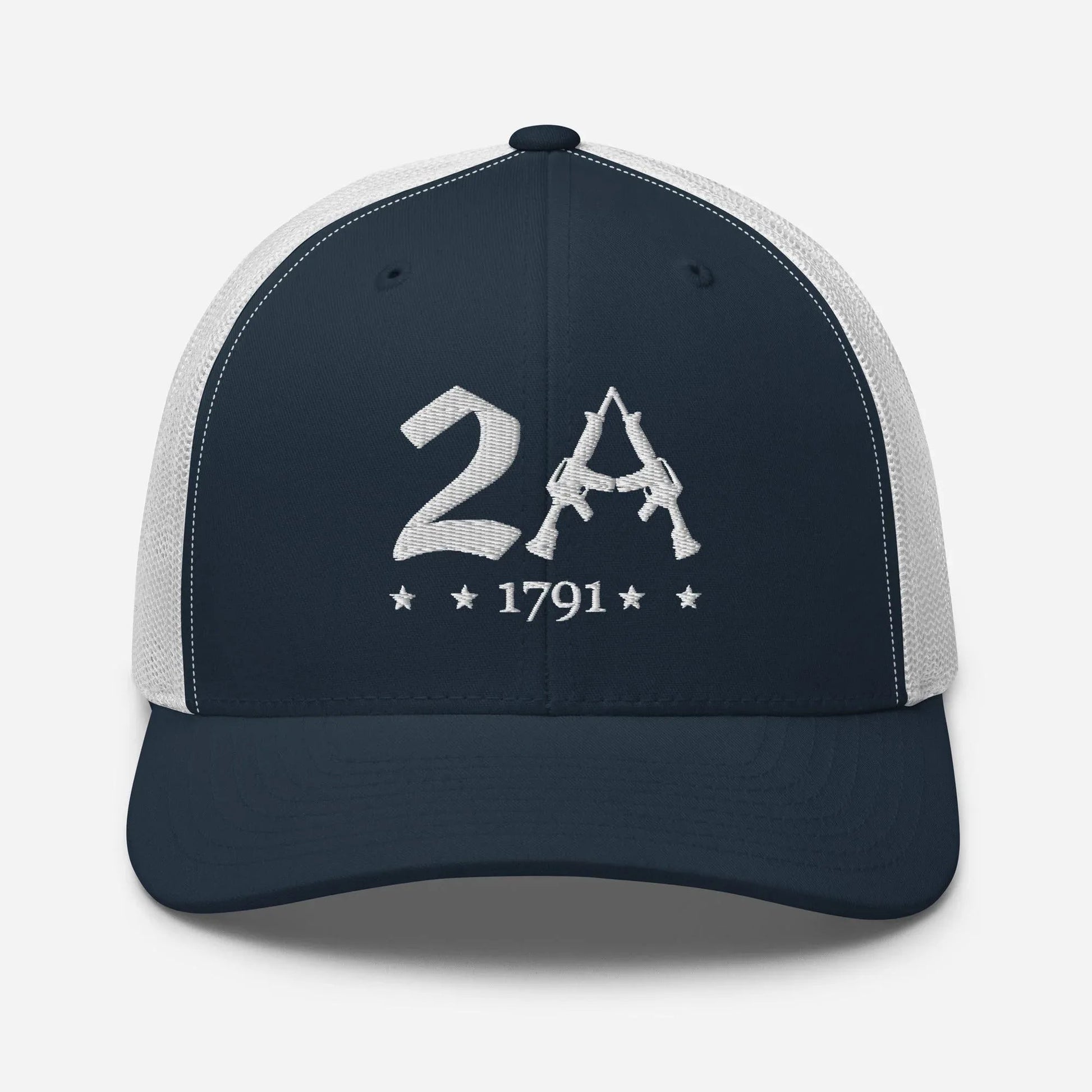 2A Vintage Snapback Trucker Cap - Patriotic Style for All Occasions - SKULLFURY MERCH