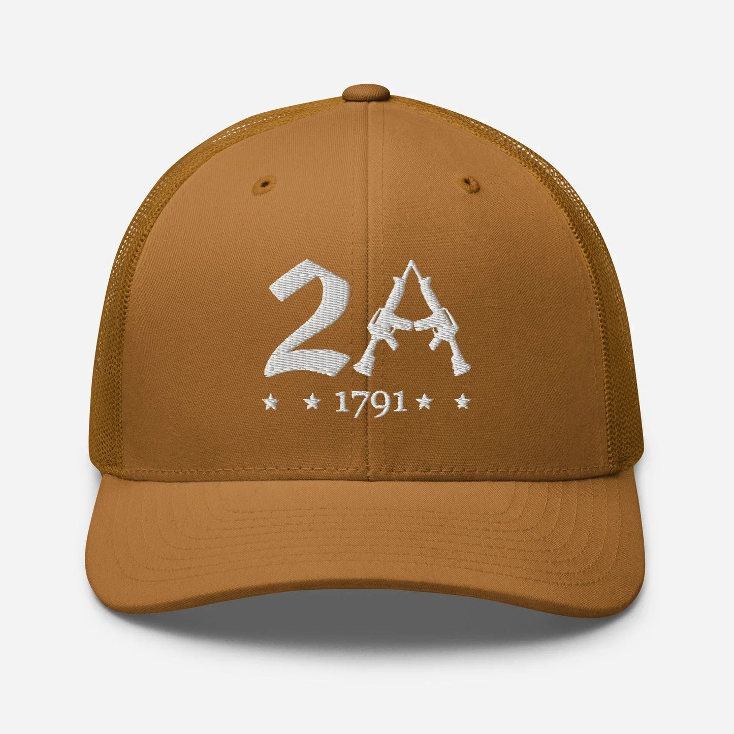 2A Vintage Snapback Trucker Cap - Patriotic Style for All Occasions - SKULLFURY MERCH