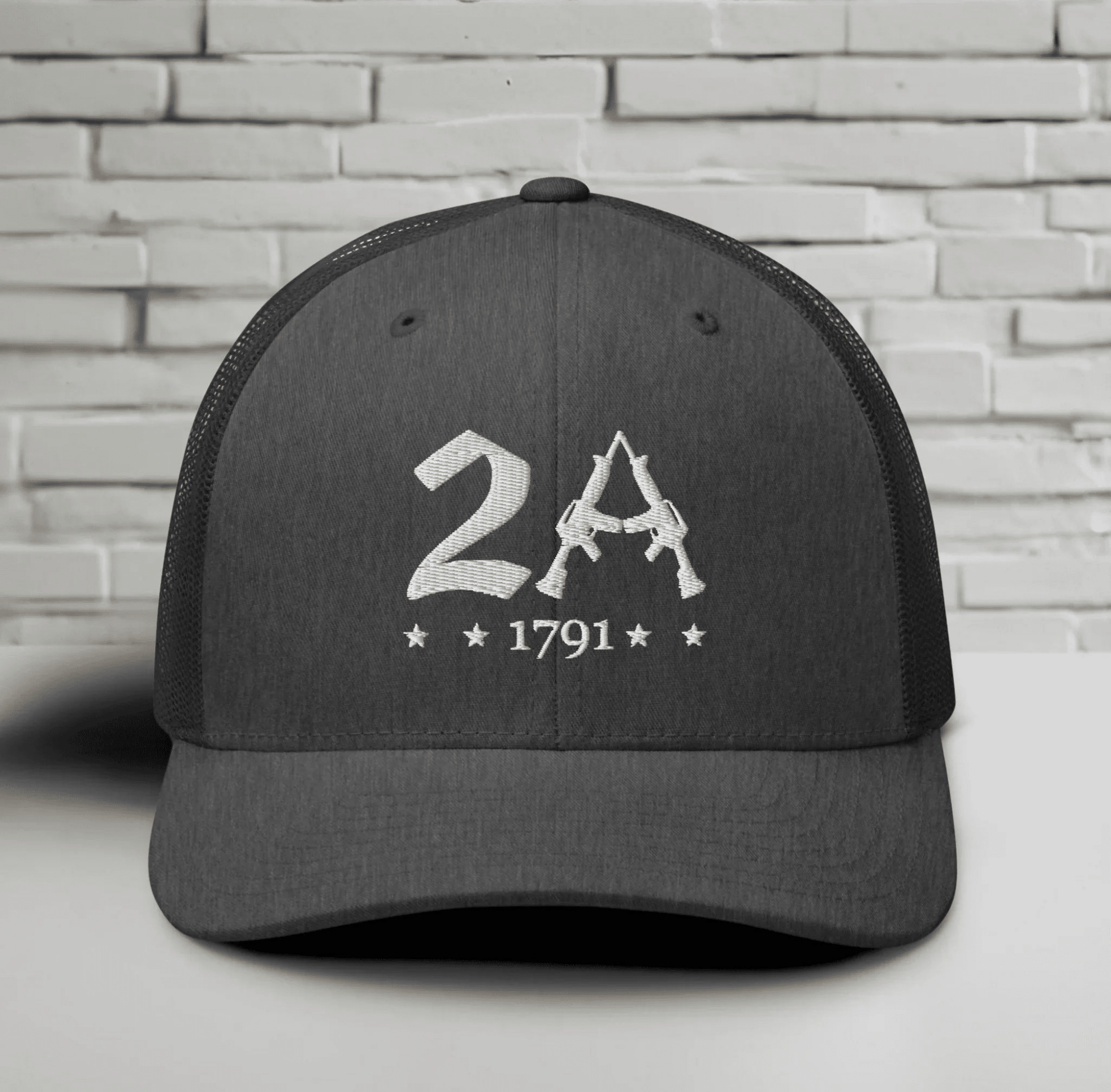 2A Vintage Snapback Trucker Cap - Patriotic Style for All Occasions - SKULLFURY MERCH