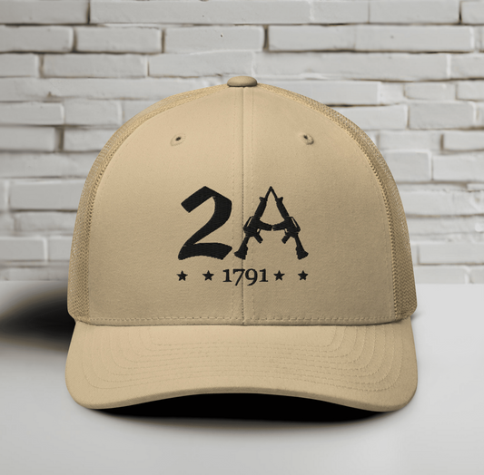 2A 1791 Snapback Trucker Cap - Second Amendment Pride