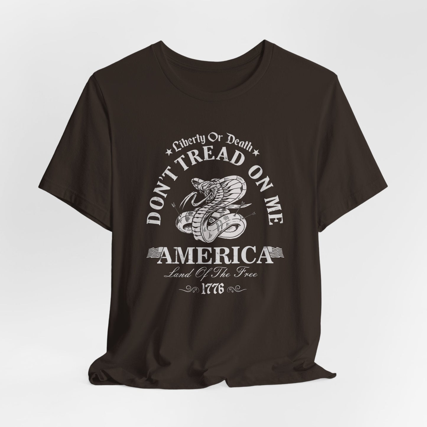 Liberty or Death Don't Tread on Me - Unisex T-Shirt, Resist Tyranny, Gift for Patriot, Independence Day Shirt