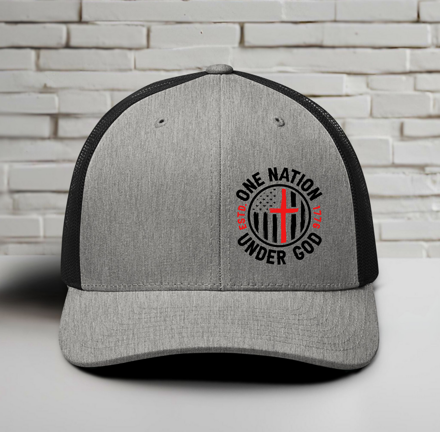 One Nation Under God - Patriotic Snapback Trucker Cap