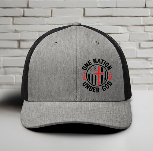 One Nation Under God - Patriotic Snapback Trucker Cap