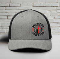 One Nation Under God - Patriotic Snapback Trucker Cap